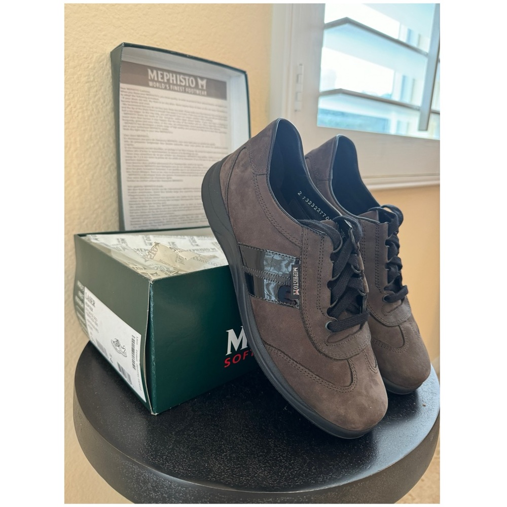Vintage Mephisto Pewter Ladywalk Lace-Up Sneaker - NWT/Box